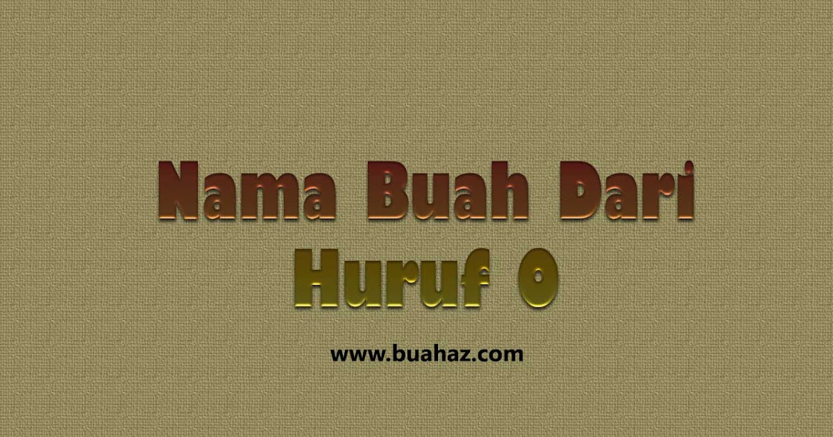 Detail Buah Huruf I Nomer 44