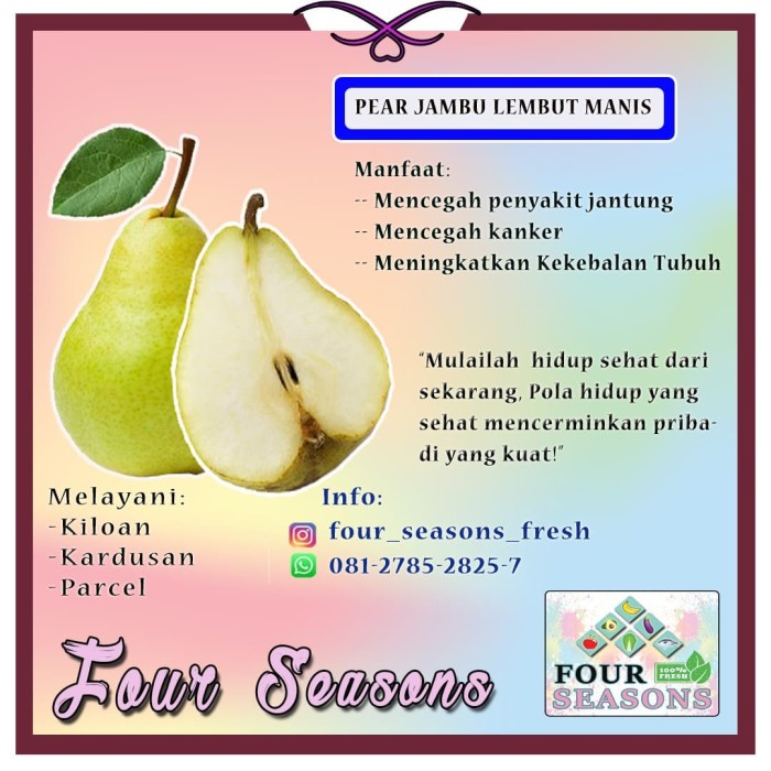 Detail Buah Pir Jambu Nomer 34