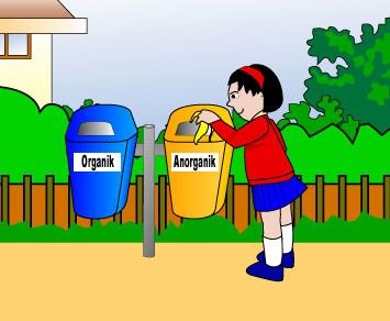 Detail Buang Sampah Sembarangan Mewarnai Gambar Tempat Sampah Nomer 20