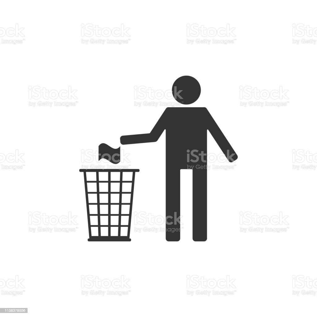 Detail Buang Sampah Vector Nomer 32