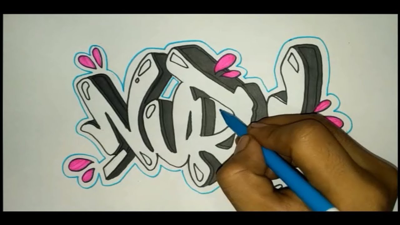 Detail Buat Grafiti Nama Nomer 17