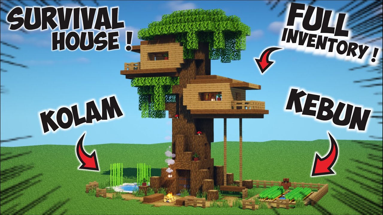 Detail Buat Rumah Di Minecraft Nomer 53