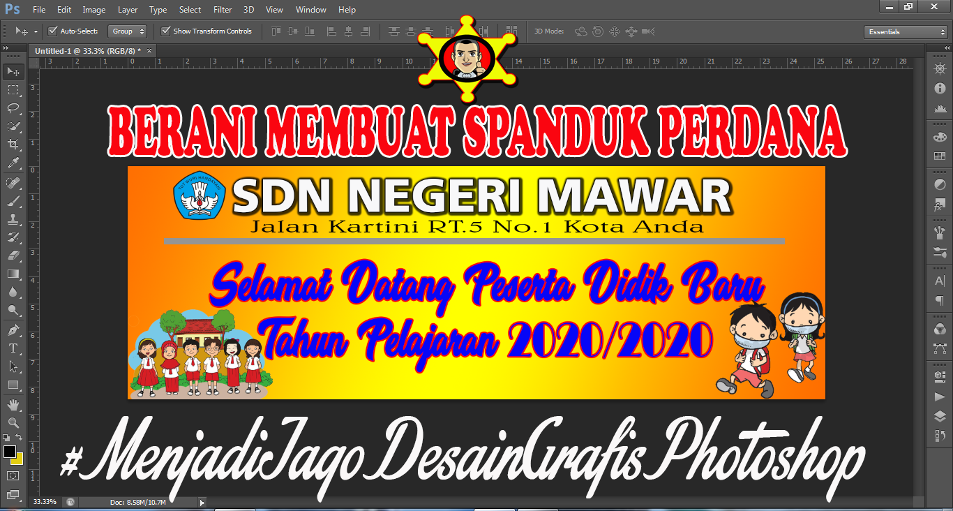 Detail Buat Spanduk Di Photoshop Nomer 4