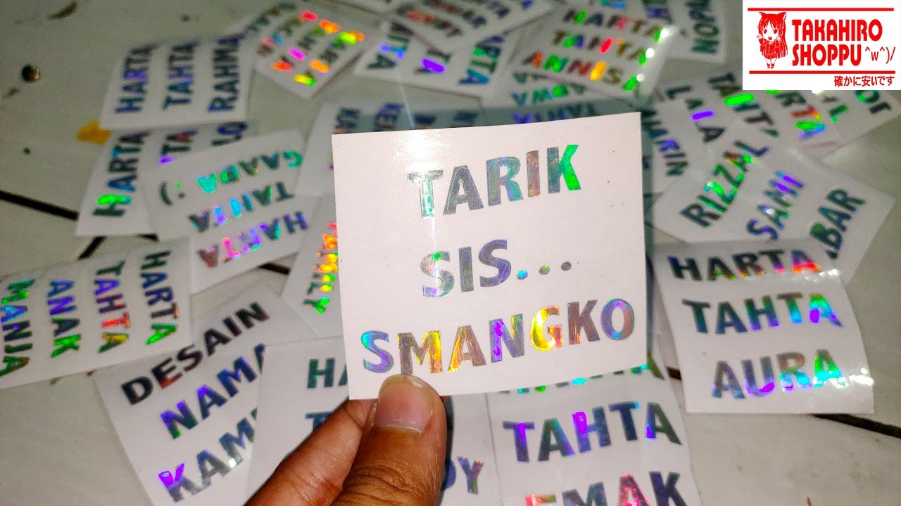 Detail Buat Stiker Hologram Nomer 18