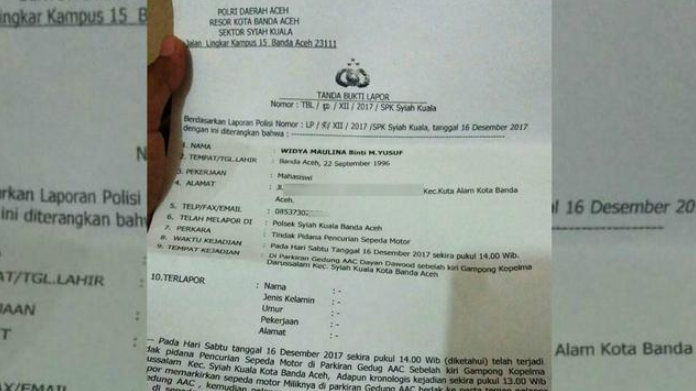 Detail Buat Surat Kehilangan Nomer 19