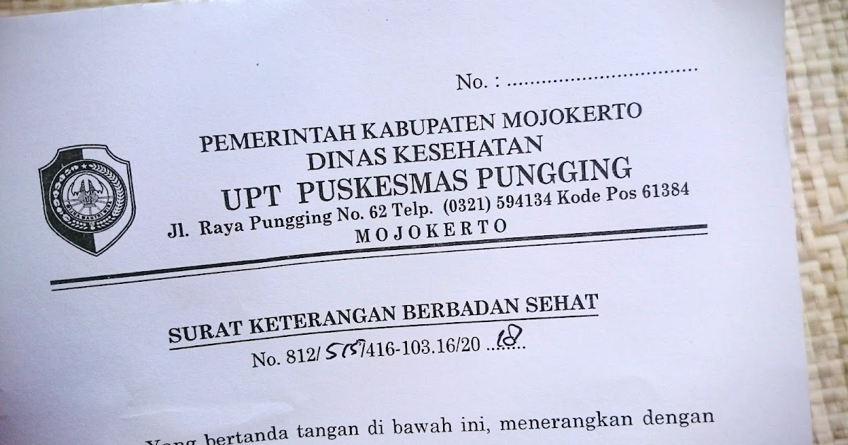 Detail Buat Surat Keterangan Sehat Nomer 50