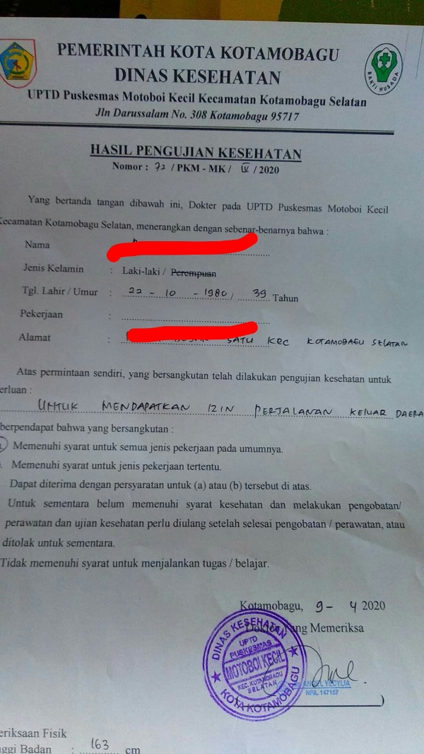 Detail Buat Surat Keterangan Sehat Nomer 7