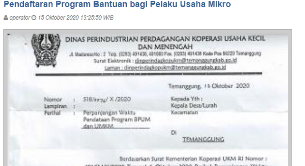 Detail Buat Surat Keterangan Usaha Nomer 28