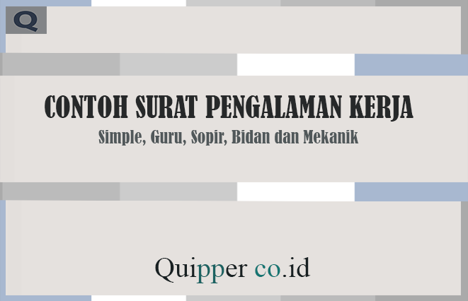 Detail Buat Surat Pengalaman Kerja Nomer 50