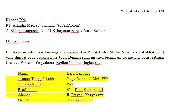 Detail Buat Surat Pengalaman Kerja Nomer 51