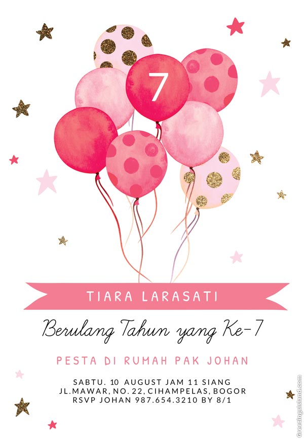 Detail Buat Undangan Ulang Tahun Nomer 14