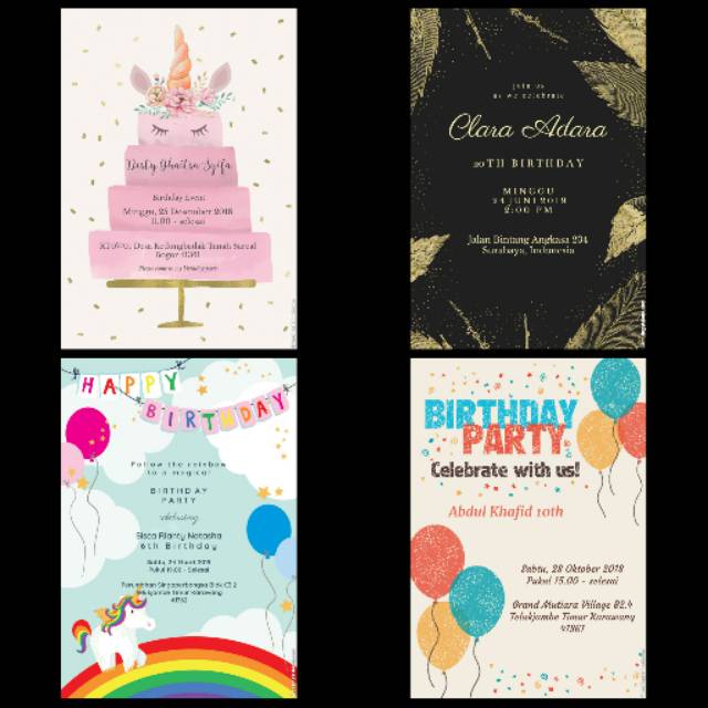Detail Buat Undangan Ulang Tahun Nomer 3