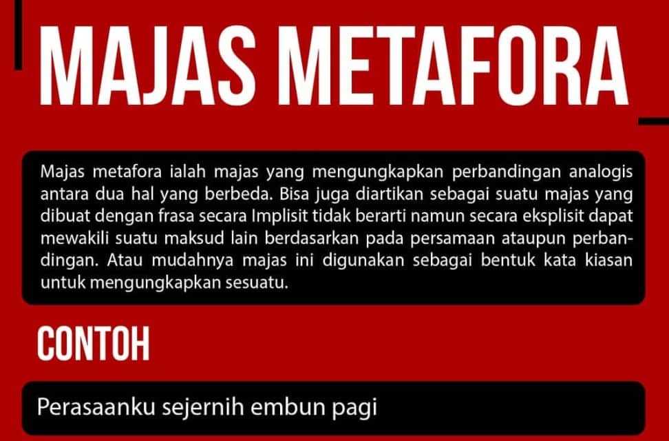 Detail Buatlah Contoh Majas Metafora Dalam Puisi Nomer 2