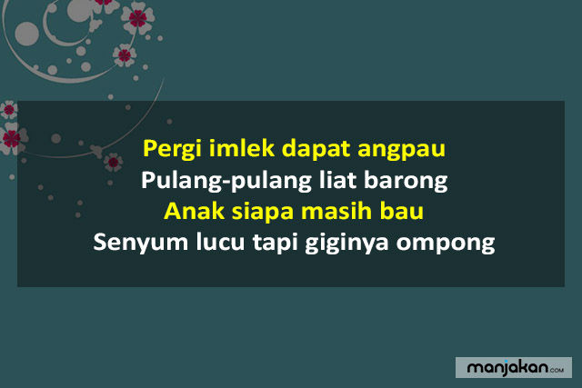 Detail Buatlah Contoh Pantun Jenaka Nomer 21