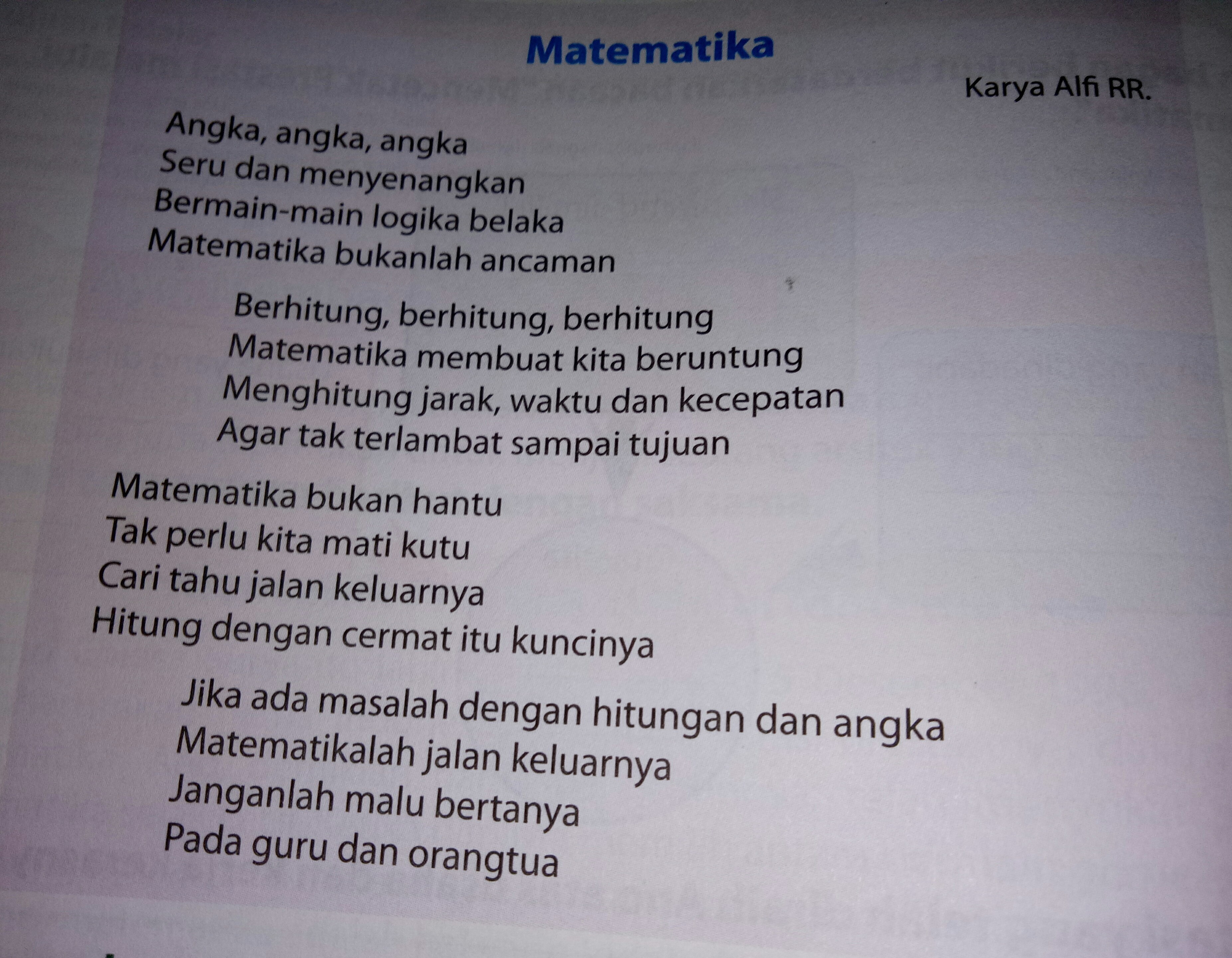 Buatlah Sebuah Puisi - KibrisPDR