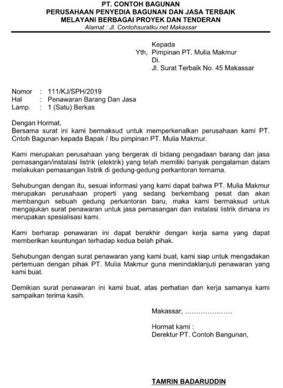 Download Buatlah Surat Penawaran Barang Nomer 17