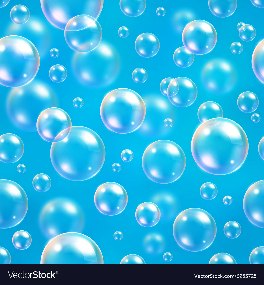 Detail Bubble Blue Background Nomer 2
