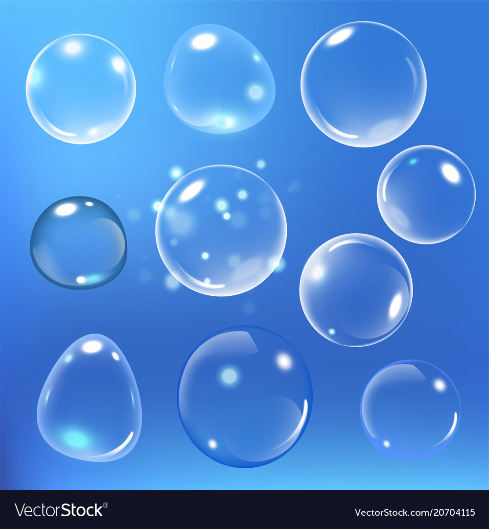Detail Bubble Blue Background Nomer 19