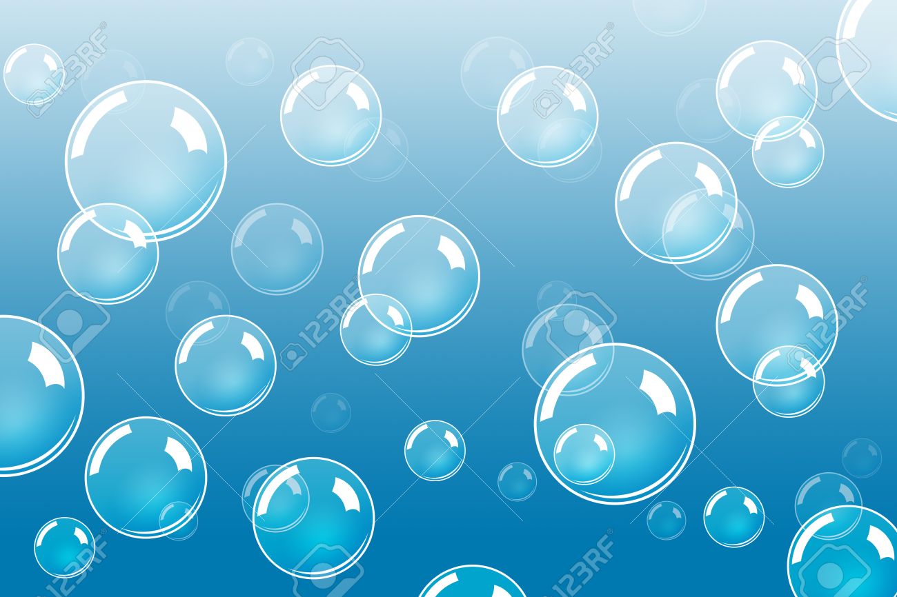Detail Bubble Blue Background Nomer 20