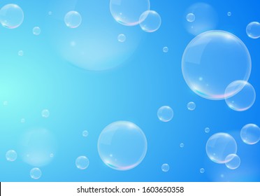 Detail Bubble Blue Background Nomer 21
