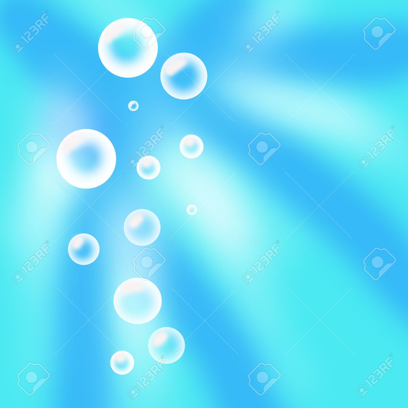 Detail Bubble Blue Background Nomer 27