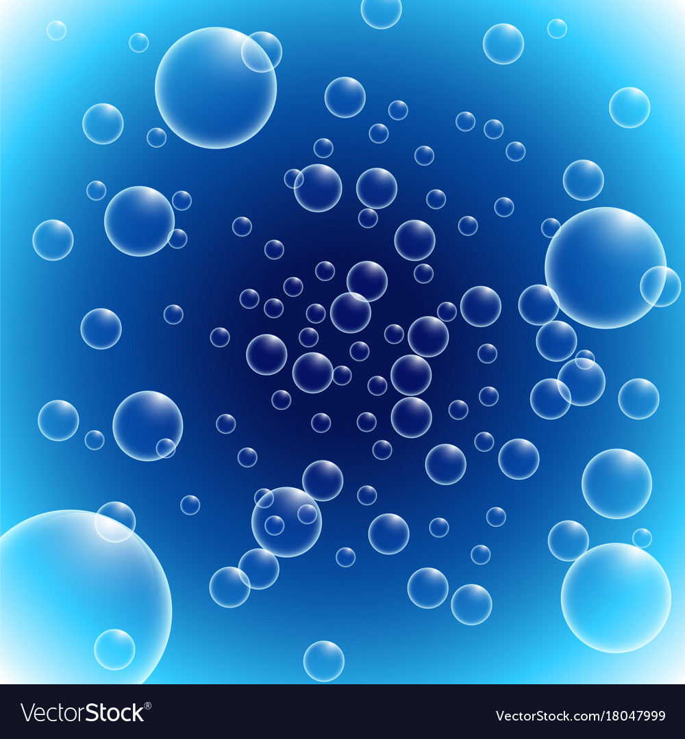 Detail Bubble Blue Background Nomer 4