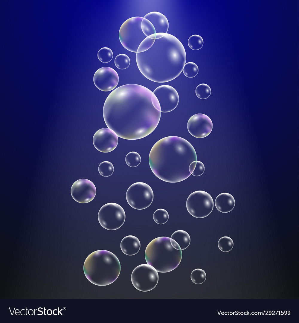 Detail Bubble Blue Background Nomer 34