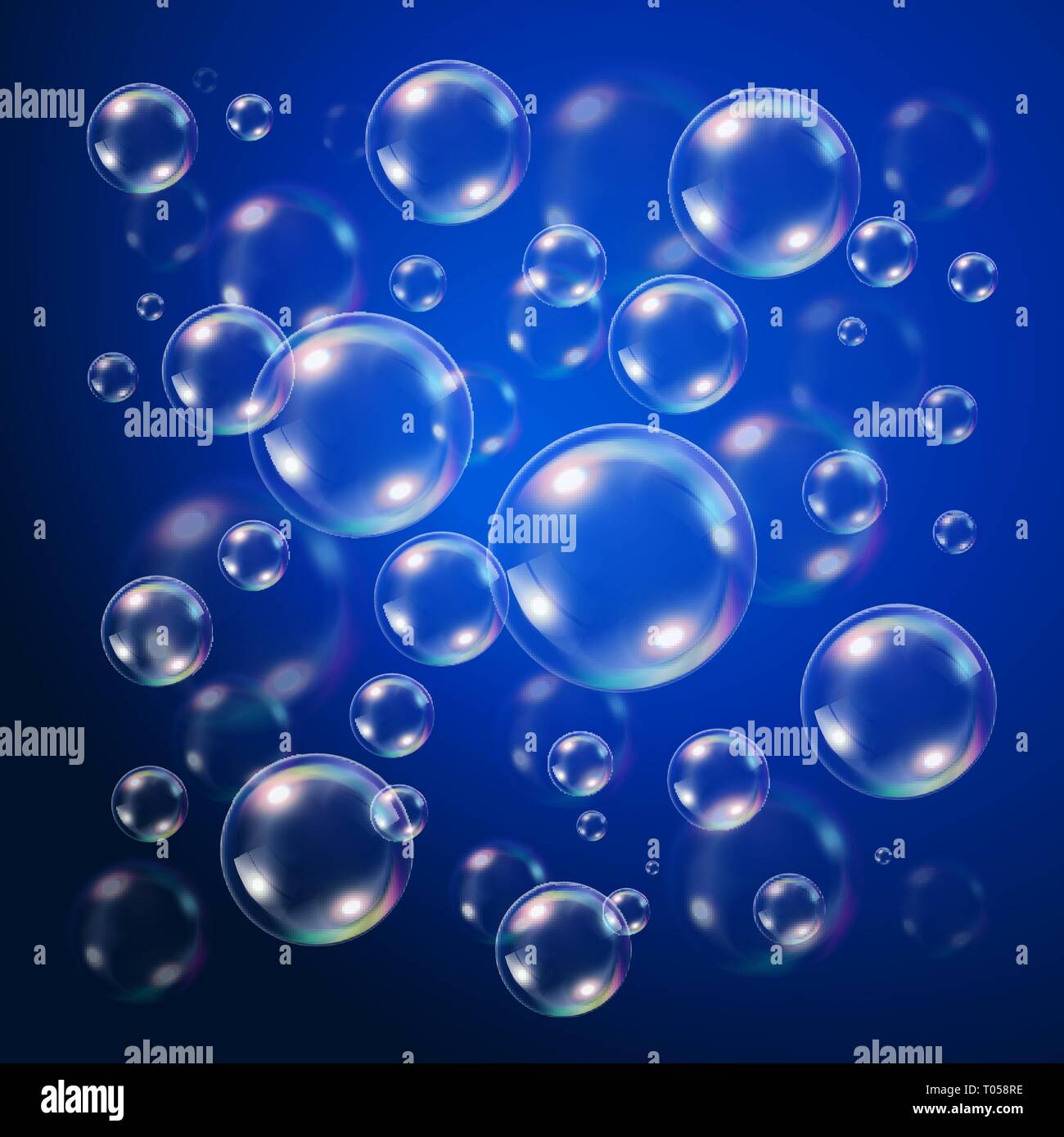 Detail Bubble Blue Background Nomer 37