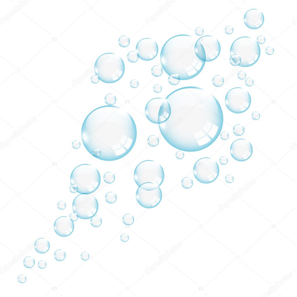 Detail Bubble Blue Background Nomer 45