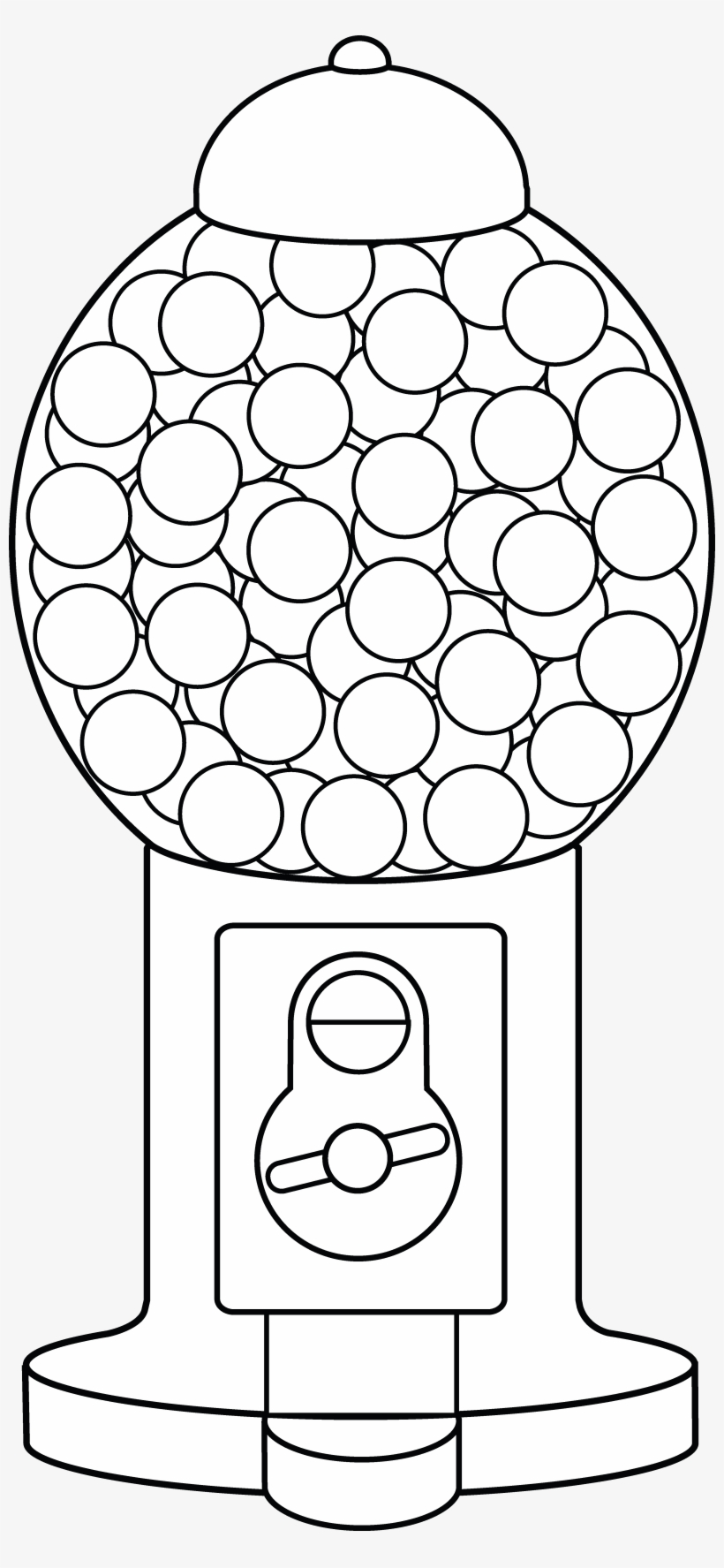 Detail Bubble Gum Machine Clip Art Nomer 27