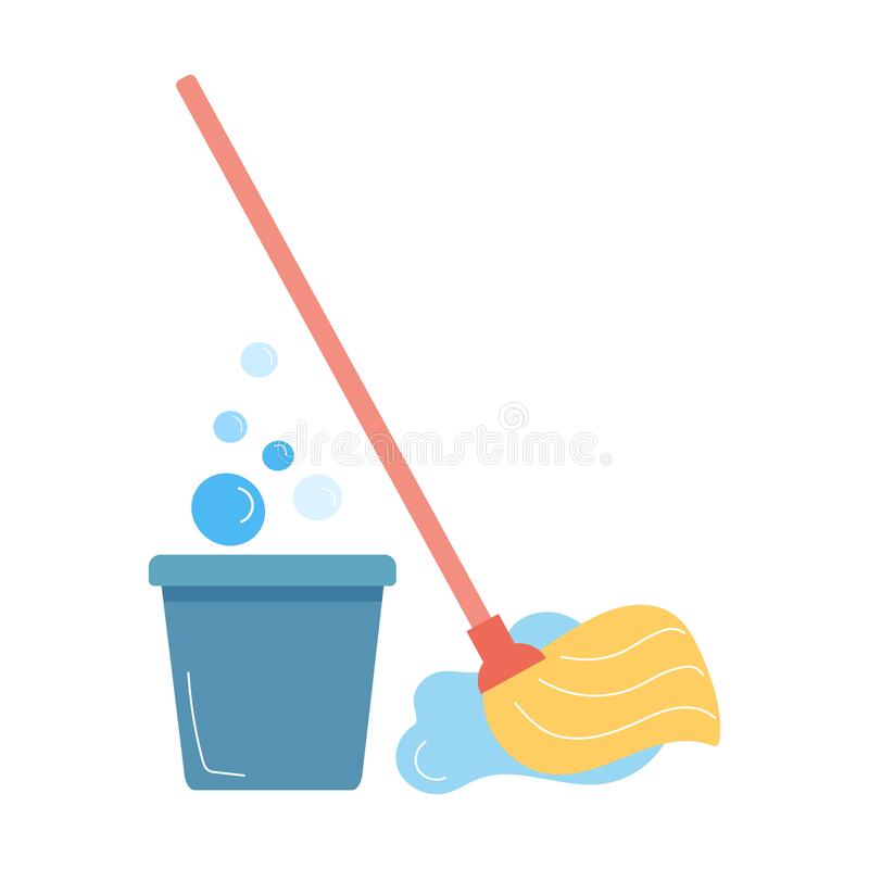 Detail Bucket And Mop Clipart Nomer 12