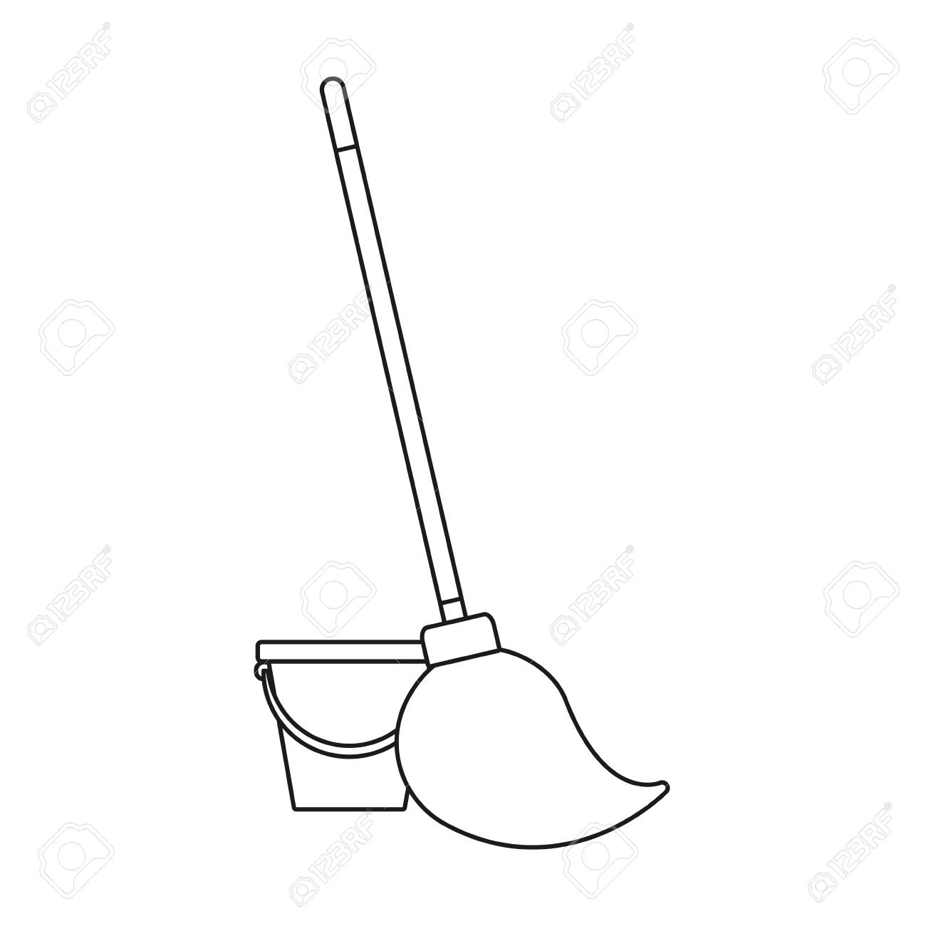 Detail Bucket And Mop Clipart Nomer 39