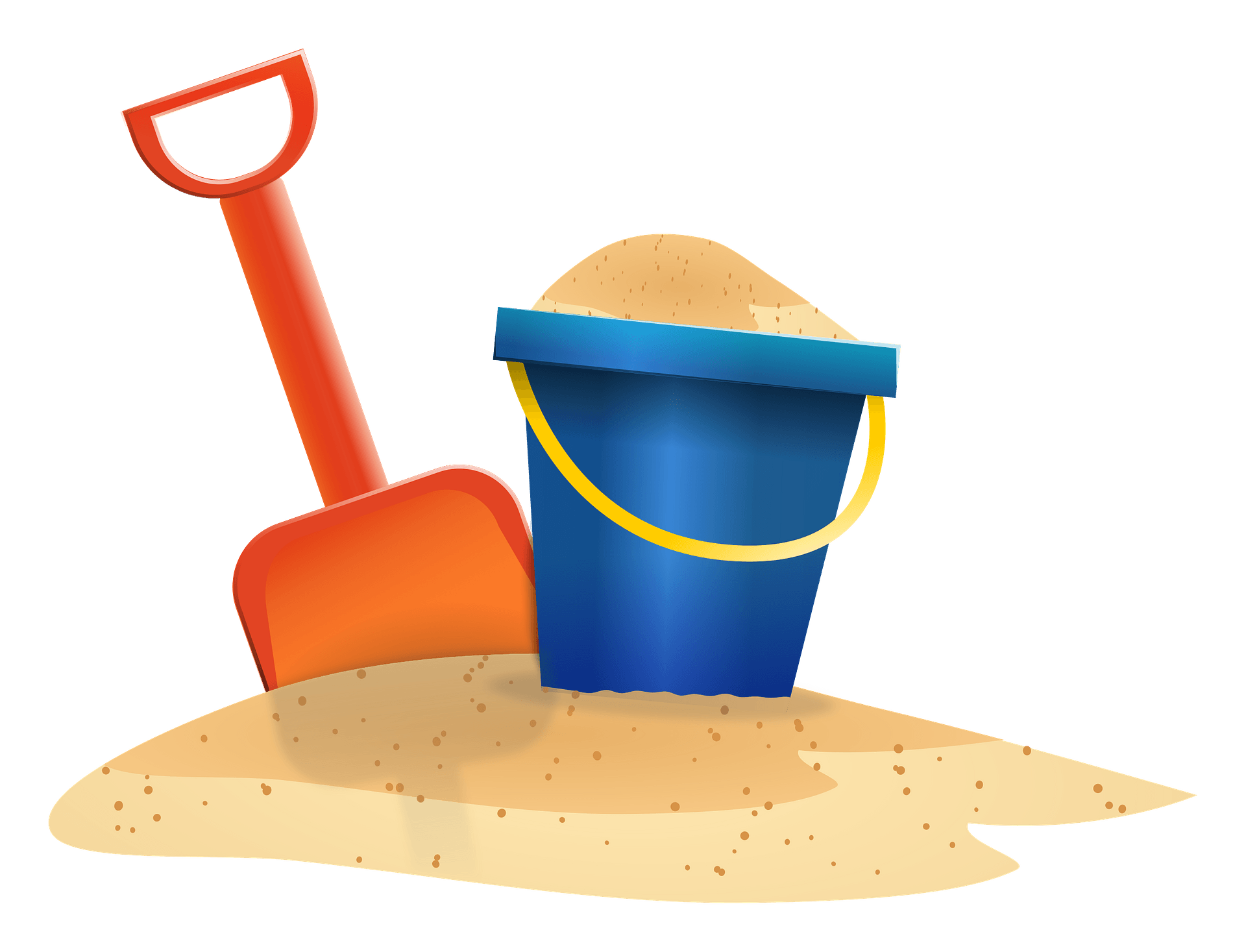 Detail Bucket And Shovel Clipart Nomer 28