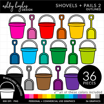 Detail Bucket And Shovel Clipart Nomer 42