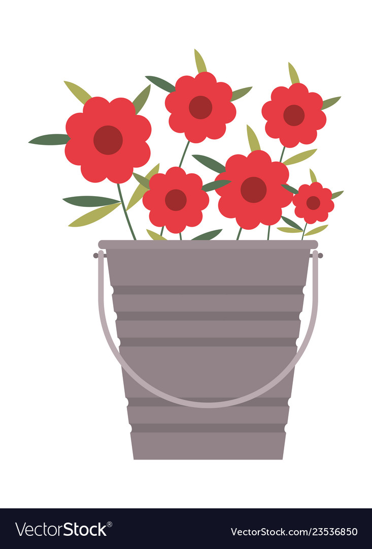 Detail Bucket Bunga Vector Nomer 13