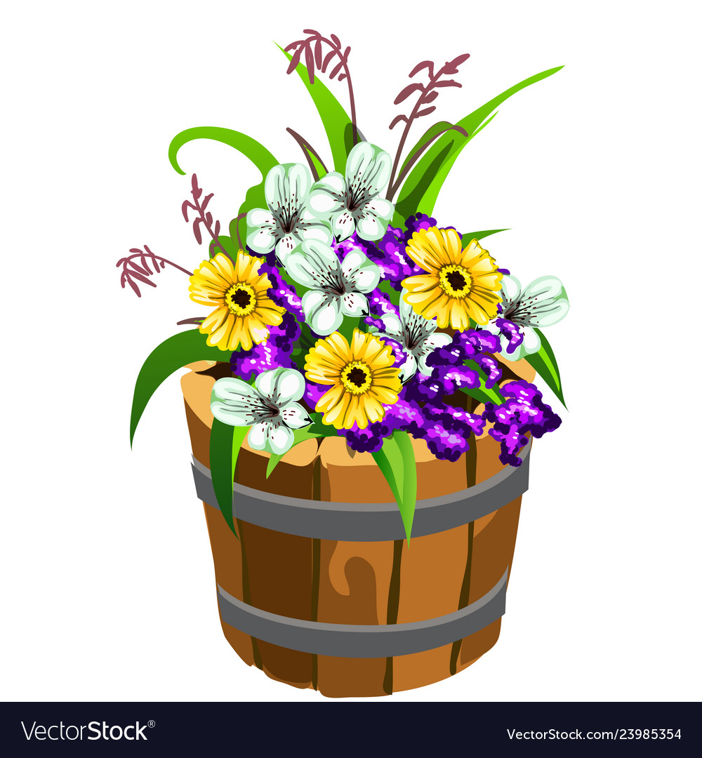 Detail Bucket Bunga Vector Nomer 29