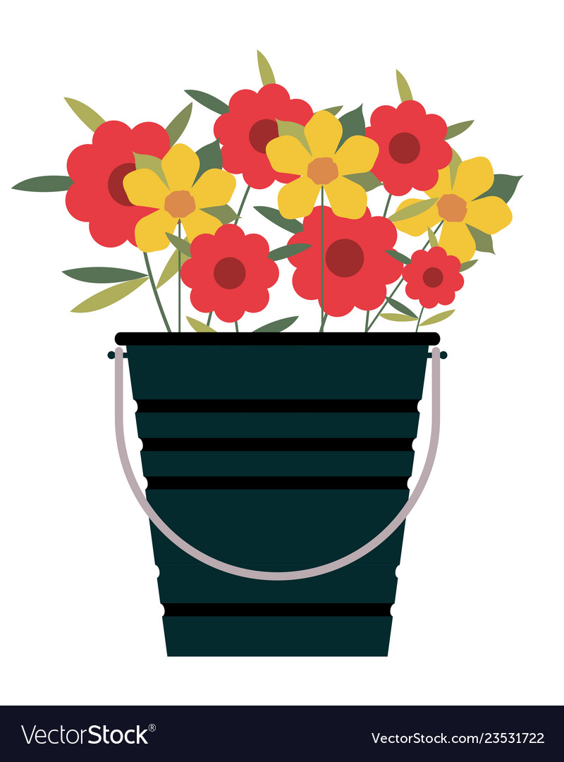 Detail Bucket Bunga Vector Nomer 7
