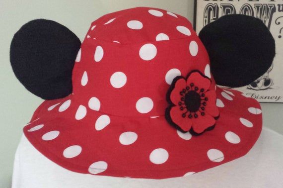 Detail Bucket Hat With Mickey Mouse Ears Nomer 39