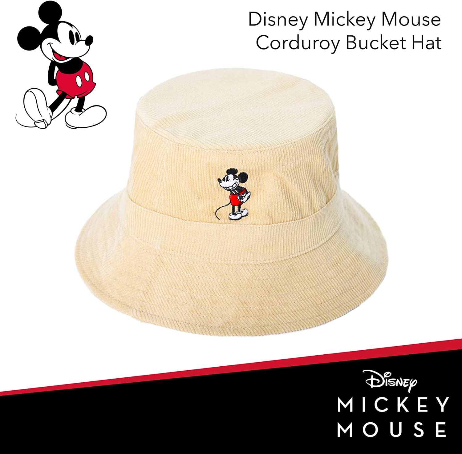 Detail Bucket Hat With Mickey Mouse Ears Nomer 50