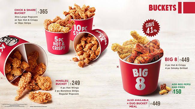 Detail Bucket Kfc Menu Nomer 26