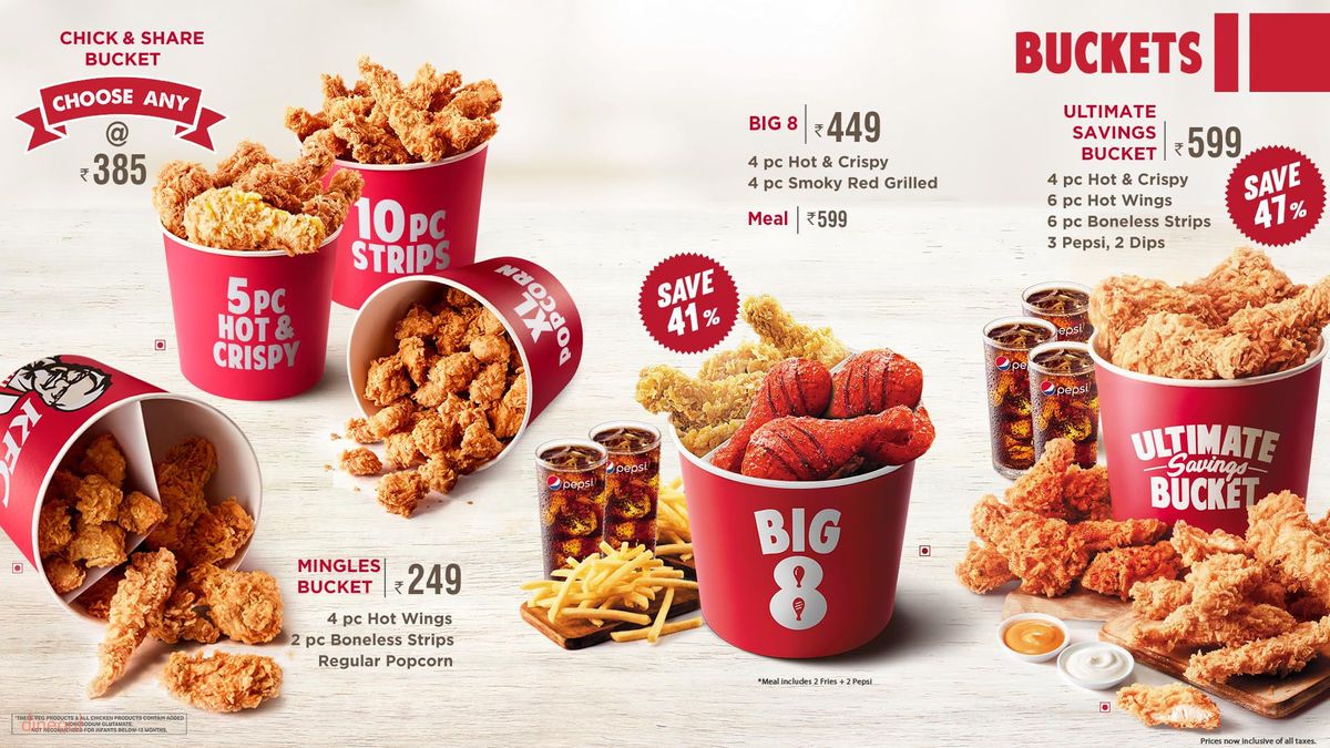 Detail Bucket Kfc Menu Nomer 4