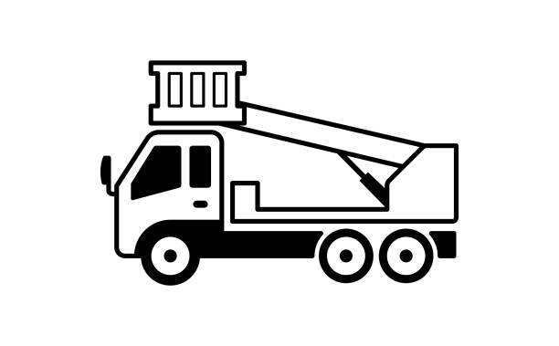 Detail Bucket Truck Clipart Nomer 7