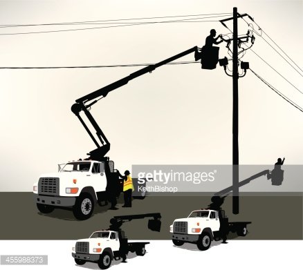 Detail Bucket Truck Clipart Nomer 20