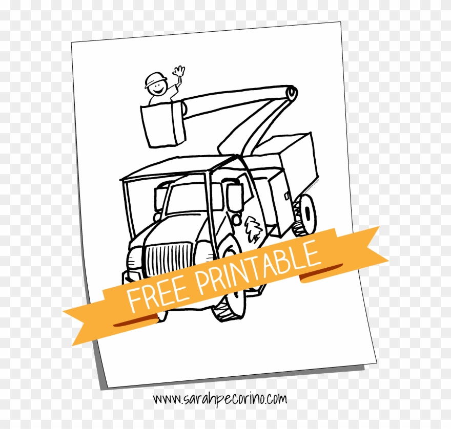 Detail Bucket Truck Clipart Nomer 24