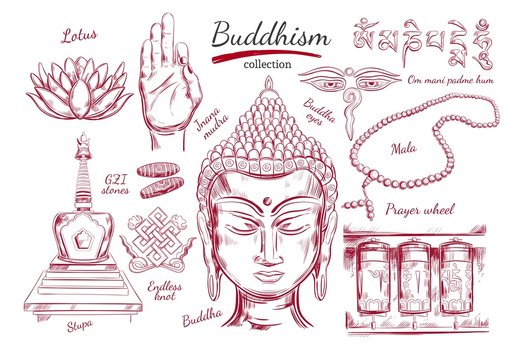 Detail Buddah Drawings Nomer 57