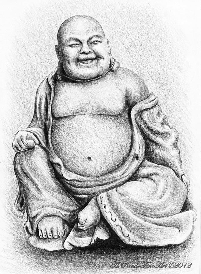 Detail Buddah Drawings Nomer 9