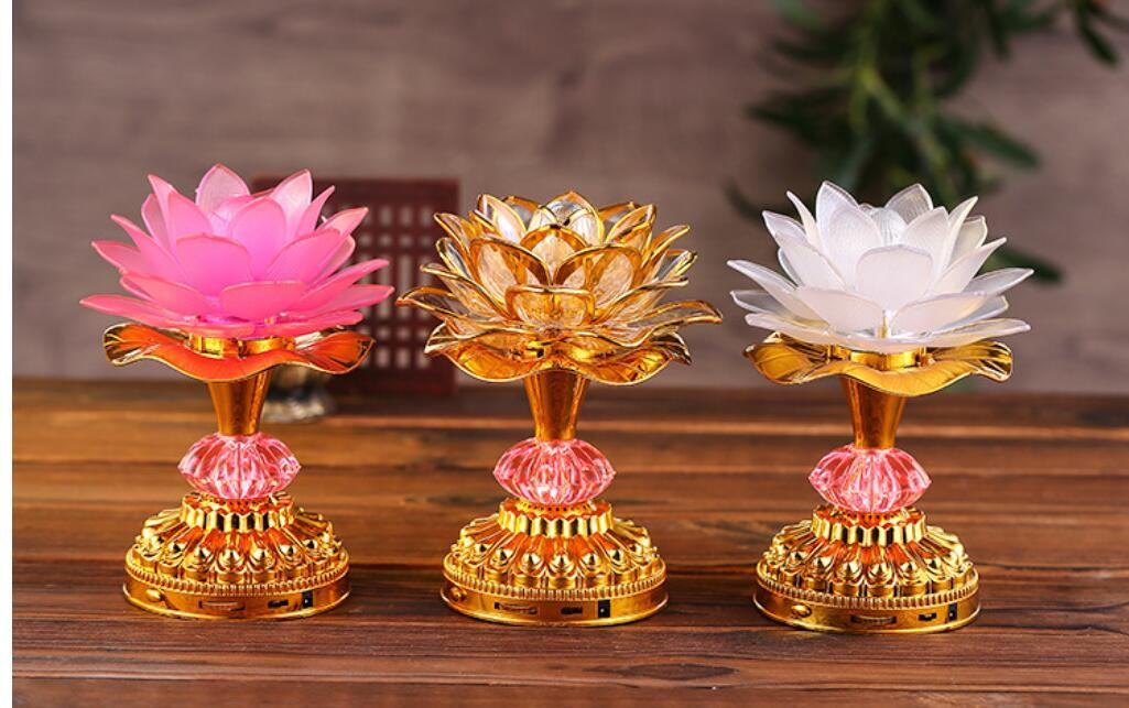 Detail Buddha Lotus Lamp Nomer 16