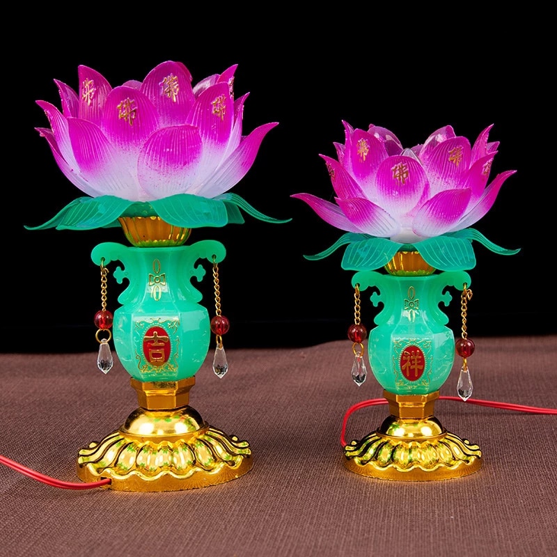 Detail Buddha Lotus Lamp Nomer 26