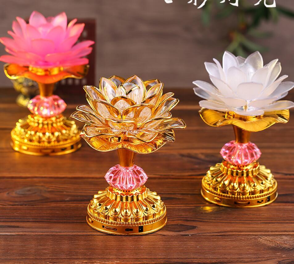 Detail Buddha Lotus Lamp Nomer 28