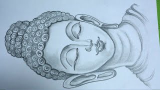 Detail Buddha Pencil Sketch Nomer 22